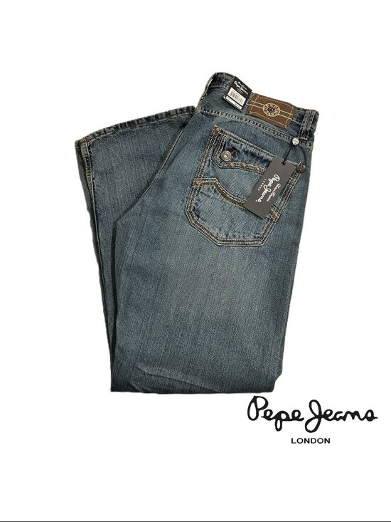 Pepe Jeans Other - Mens Pepe Jeans Relaxed Low-Rise Straight Leg NWT 38x30